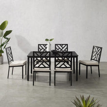 Load image into Gallery viewer, Locke 7Pc Outdoor Metal Dining Set

