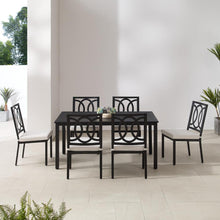 Load image into Gallery viewer, Chambers 7Pc Outdoor Metal Dining Set

