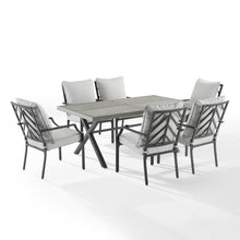 Load image into Gallery viewer, Otto 7Pc Outdoor Metal Dining Set
