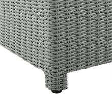 Load image into Gallery viewer, Bradenton Outdoor Wicker Sectional Corner Chair Navy/Gray
