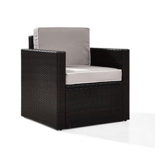 Load image into Gallery viewer, Palm Harbor Outdoor Wicker Armchair Gray/Brown

