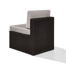 Load image into Gallery viewer, Palm Harbor Outdoor Wicker Center Chair Gray/Brown
