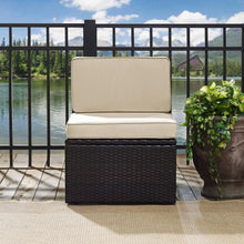 Load image into Gallery viewer, Palm Harbor Outdoor Wicker Center Chair Sand/Brown
