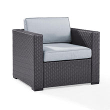 Load image into Gallery viewer, Biscayne Outdoor Wicker Armchair Mist/Brown
