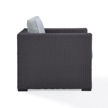 Load image into Gallery viewer, Biscayne Outdoor Wicker Armchair Mist/Brown

