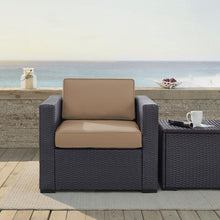 Load image into Gallery viewer, Biscayne Outdoor Wicker Armchair Mocha/Brown
