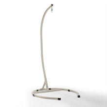 Load image into Gallery viewer, Cleo Indoor/Outdoor Wicker Hanging Egg Chair Light Brown/Sand - Egg Chair &amp; Stand
