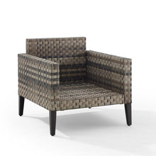 Load image into Gallery viewer, Prescott Outdoor Wicker Armchair Taupe/Brown
