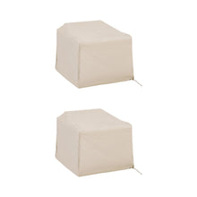 Load image into Gallery viewer, 2Pc Furniture Cover Set Tan - 2 Chairs
