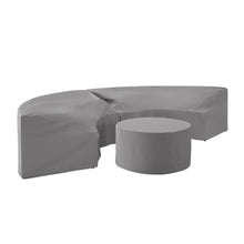 Load image into Gallery viewer, Catalina 3Pc Furniture Cover Set Gray - 2 Round Sectional Sofas &amp; Coffee Table
