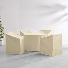 Load image into Gallery viewer, 5Pc Round Outdoor Dining Furniture Cover Set
