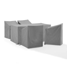 Load image into Gallery viewer, 5Pc Outdoor Dining Furniture Cover Set
