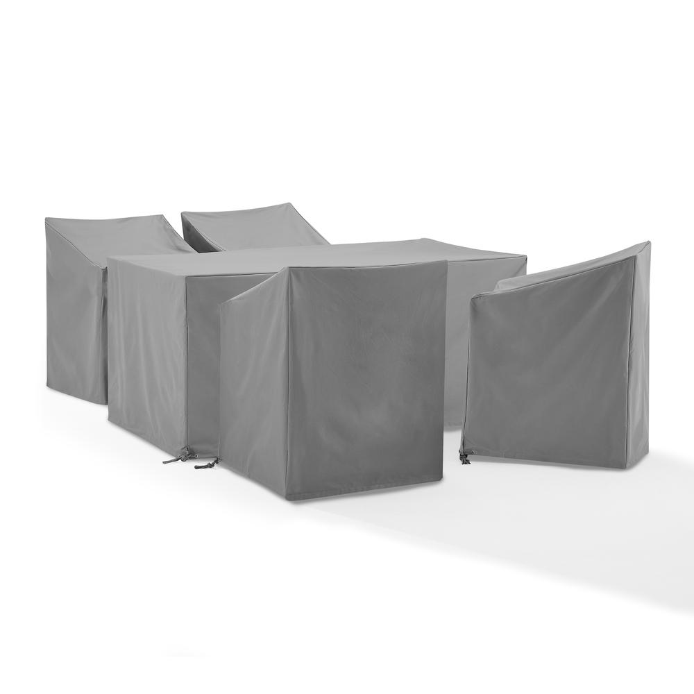 5Pc Outdoor Dining Furniture Cover Set