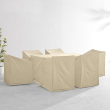 Load image into Gallery viewer, 7Pc Outdoor Dining Furniture Cover Set
