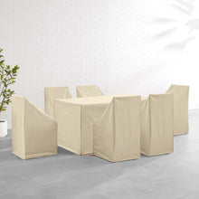 Load image into Gallery viewer, 7Pc Outdoor Dining Furniture Cover Set
