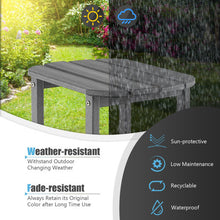 Load image into Gallery viewer, 18 Feet Rear Resistant Side Table for Garden Yard and Patio-Gray
