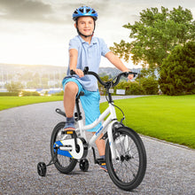 Load image into Gallery viewer, 18 Feet Kid&#39;s Bike with Removable Training Wheels-White
