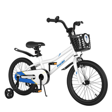 Load image into Gallery viewer, 18 Feet Kid&#39;s Bike with Removable Training Wheels-White
