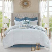 Load image into Gallery viewer, Isla 8 Piece Cotton Printed Reversible Comforter Set - King MP10-5804
