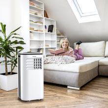 Load image into Gallery viewer, 9000 BTU 3 in 1 Portable Air Conditioner with Fan and Dehumidifier-White
