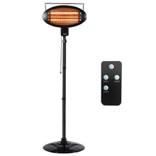 Load image into Gallery viewer, 1500 W Electric Patio Heater Freestanding Halogen Warmer
