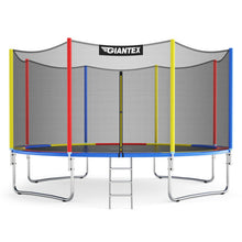 Load image into Gallery viewer, 14 Feet Trampoline with Safety Enclosure Net and Ladder Outdoor for Kids Adults
