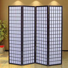 Load image into Gallery viewer, 4 Panels Cherry Solid Wood Room Screen
