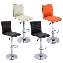 Load image into Gallery viewer, 1 PC Swivel Bar Stool Modern Adjustable Height Hydraulic Diner Chair 4 Color New-Black
