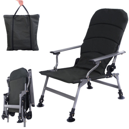 Outdoor Portable Folding Fishing Chair w/ Carry Bag