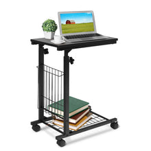 Load image into Gallery viewer, Height Adjustable Sofa Side Snack End Slide Table
