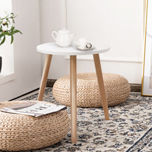 Load image into Gallery viewer, Small Modern Round Coffee Tea Side Table
