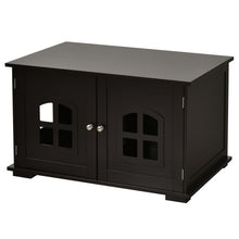 Load image into Gallery viewer, Large Wooden Cat Litter Box Enclosure Hidden Cat Washroom with Divider
