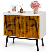 Load image into Gallery viewer, Sideboard Buffet Storage Cabinet with 2 Door and Metal Legs
