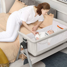 Load image into Gallery viewer, Portable Baby Bedside Sleeper with Adjustable Heights and Angle
