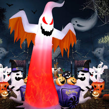 Load image into Gallery viewer, 8 Feet Halloween Inflatable Ghost with Rotatable Flame LED Lights
