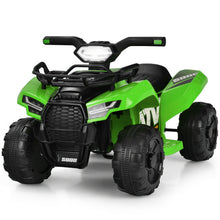 Load image into Gallery viewer, 6V Kids ATV Quad Electric Ride On Car with LED Light and MP3-Green
