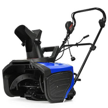 Load image into Gallery viewer, Electric Snow Thrower with Chute Rotation and 2 Transport Wheels-Blue
