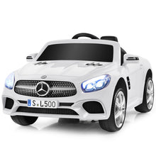 Load image into Gallery viewer, 12V Mercedes-Benz SL500 Licensed Kids Ride On Car with Remote Control-White
