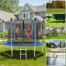 Load image into Gallery viewer, Outdoor Trampoline with Safety Closure Net-10 ft
