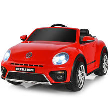 Load image into Gallery viewer, 12V Licensed Volkswagen Beetle Kids Ride On Car with Remote Control-Red
