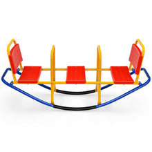 Load image into Gallery viewer, Outdoor Kids Seesaw Swivel Teeter for 3 to 8 Years Old-Red
