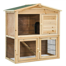 Load image into Gallery viewer, 35 Inch Wooden Chicken Coop with Ramp
