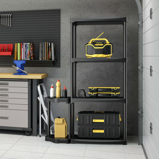 4-Tier Storage Shelf with 2-Tier Organizer for Tool