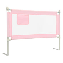 Load image into Gallery viewer, 57 Inch Toddlers Vertical Lifting Baby Bed Rail Guard with Lock-Pink

