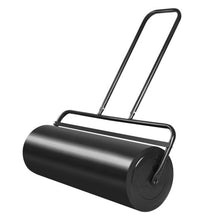 Load image into Gallery viewer, 24 x 13 Inch Tow Lawn Roller Water Filled Metal Push Roller-Black

