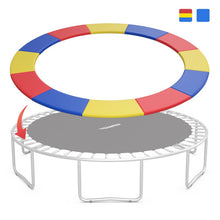 Load image into Gallery viewer, 14 Feet Waterproof and Tear-Resistant Universal Trampoline Safety Pad Spring Cover-Multicolor
