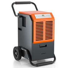 Load image into Gallery viewer, Portable Commercial Dehumidifier with Water Tank and Drainage Pipe-Gray
