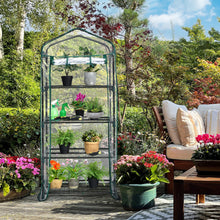 Load image into Gallery viewer, Mini Greenhouse with PVC Cover 4-Tier Portable Warm House
