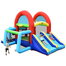 Load image into Gallery viewer, Inflatable Jumping Castle Bounce House with Dual Slides without Blower
