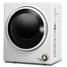 Load image into Gallery viewer, 1.5 Cu .ft Clothes Dryer with with Stainless Steel Wall Mount-White
